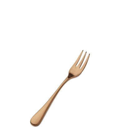 Bon Chef Como, Oyster/Cocktail Fork, Satin Finish, 18/10, 5.5" - Rose Gold Matte , set of 12 S4108RGM